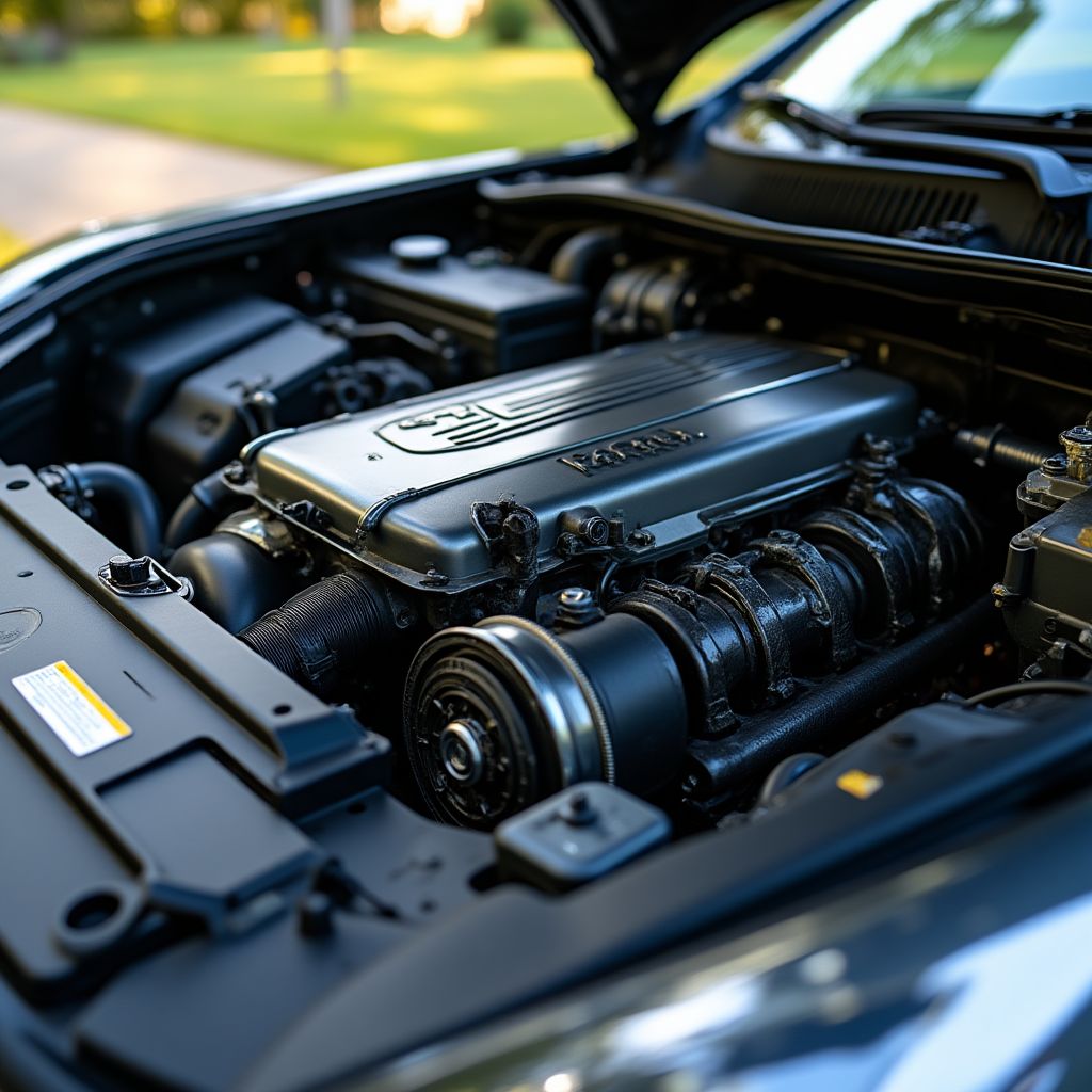 Čištění motorového prostoru